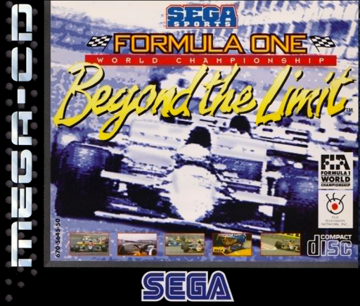 Formula One World Championship - Beyond the Limit (Europe) Sega CD Game Cover